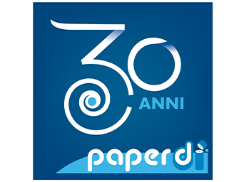 Logo 30 anni di esperienza Paperdi