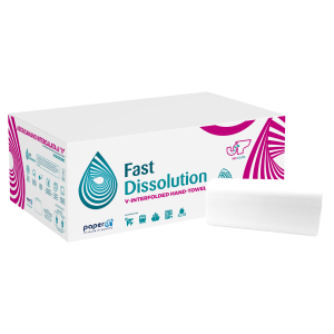 Asciugamani intercalati a V AV.81821-NOC in pura cellulosa Paperdì