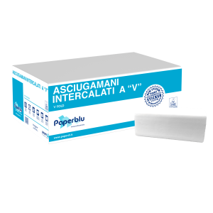 Carta asciugamani intercalata V per dispenser