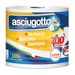 Bobina industriale BI8S700 in pura cellulosa Paperdì