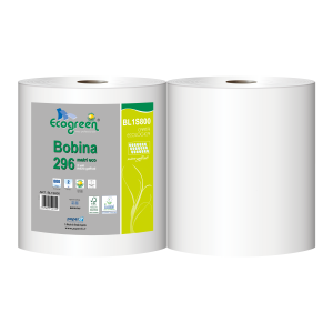 Bobina di carta ecologica 296 metri