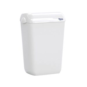Cestino portarifiuti bianco per ambienti professionali Paperdì