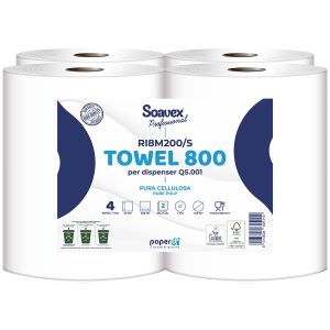 Ricarica di carta asciugamani 200 metri
