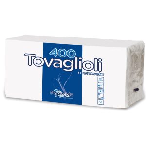 Tovaglioli monovelo 33x30 cm, 400 pezzi