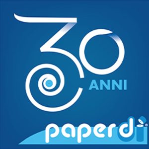 Logo 30 anni di esperienza Paperdi