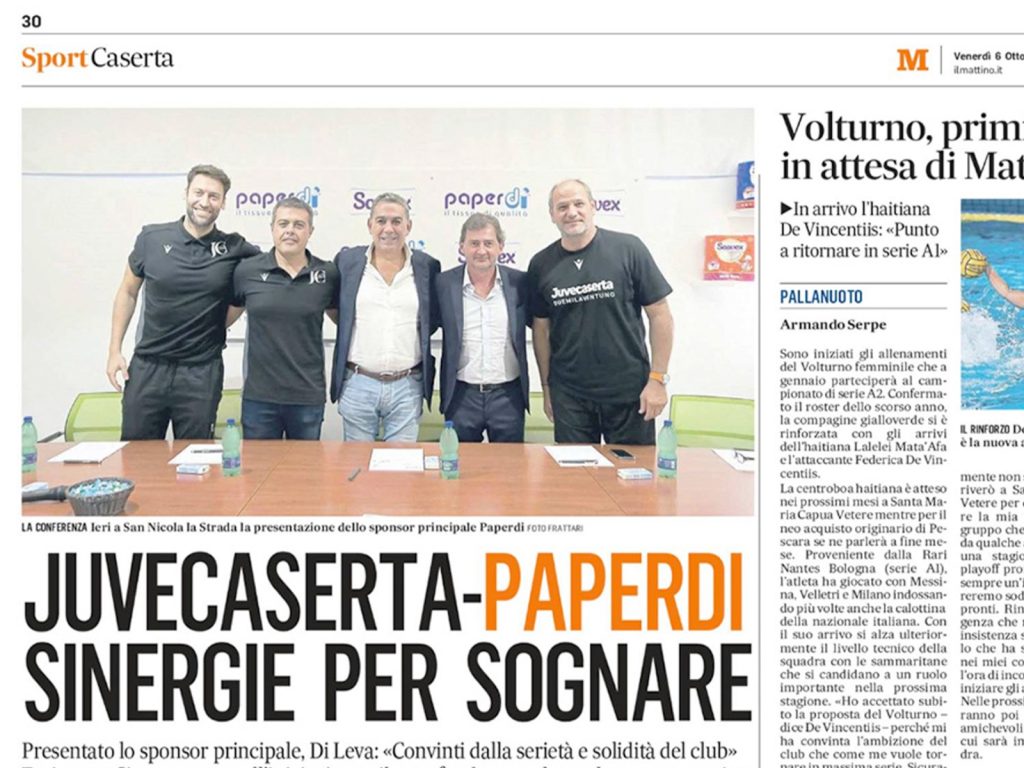 Foto team aziendale Paperdi in ufficio