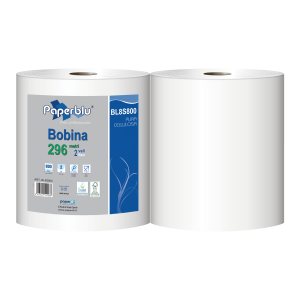 Bobina di carta riciclata 296 mt BL8S800